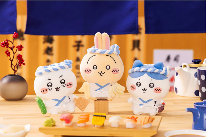 Chiikawa Sushi Sitting Mini Plush