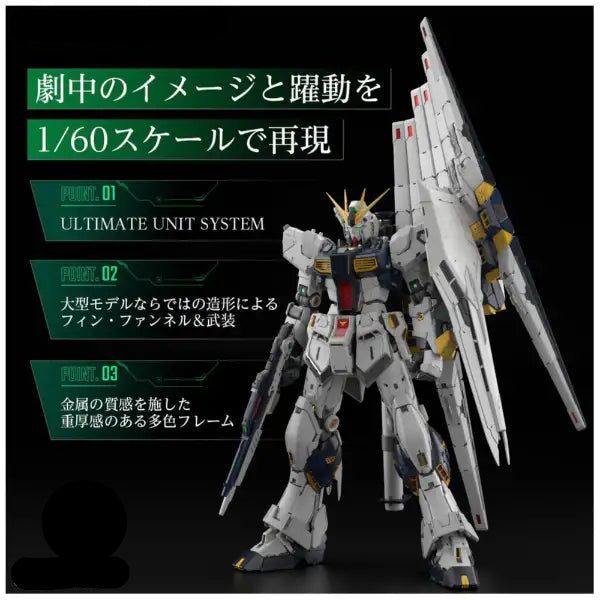 1/60 PG UNLEASHED ν Gundam [Mobile Suit Gundam: Char's Counterattack]