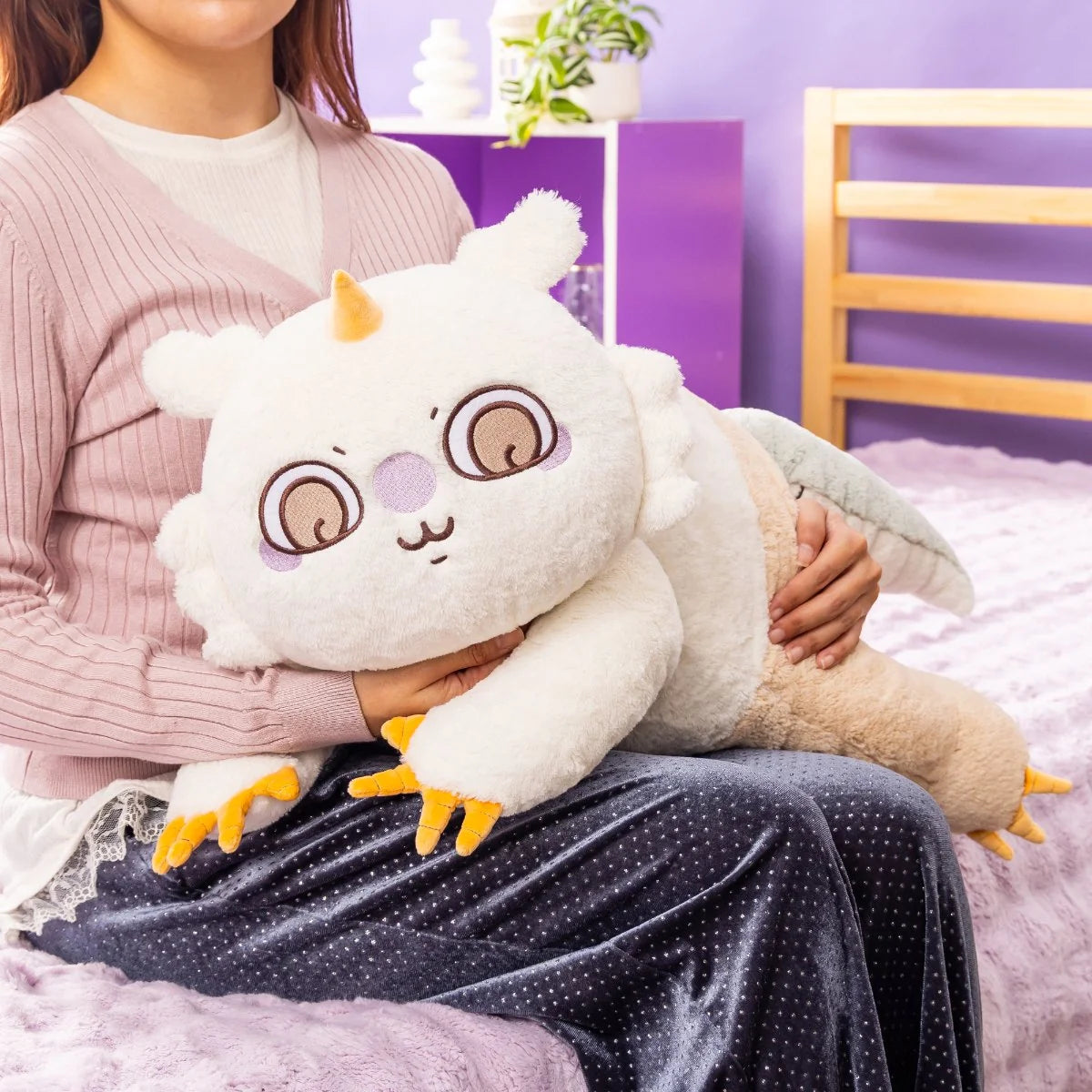 [Pre-order] 75CM Magical Chiikawa Soft & Mochi Lying Hug Plush