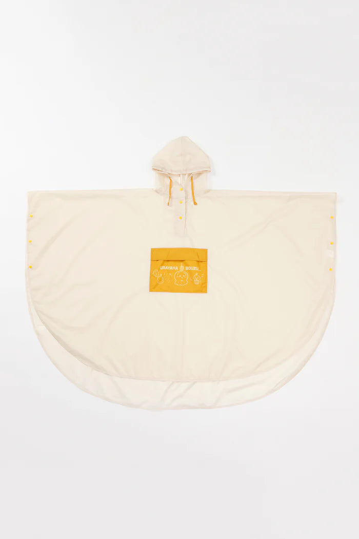 Chiikawa Packable Rain Poncho Beige Unisex