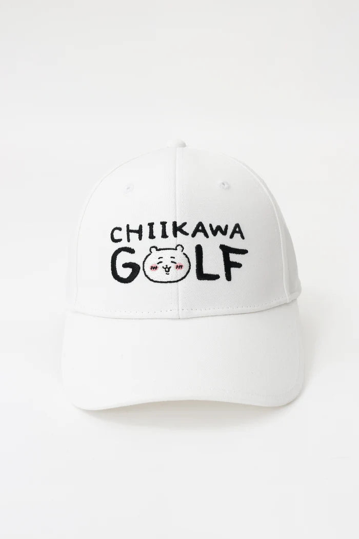 Chiikawa Golf Twill Cap Logo White