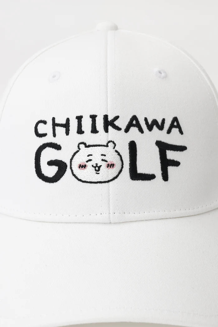 Chiikawa Golf Twill Cap Logo White