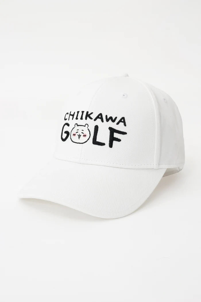 Chiikawa Golf Twill Cap Logo White