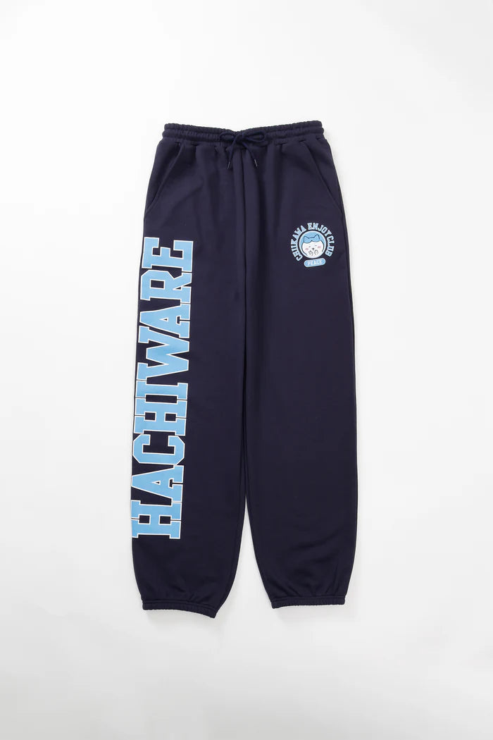 Chiikawa Sweatpants Peace Hachiware Navy