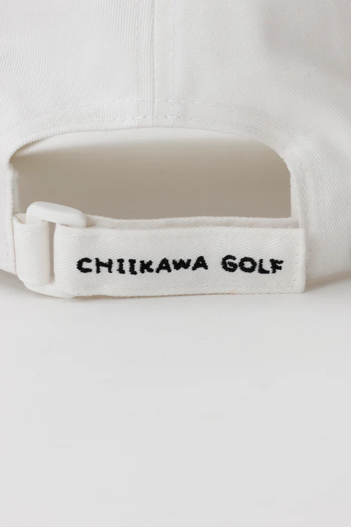 Chiikawa Golf Twill Cap Logo White