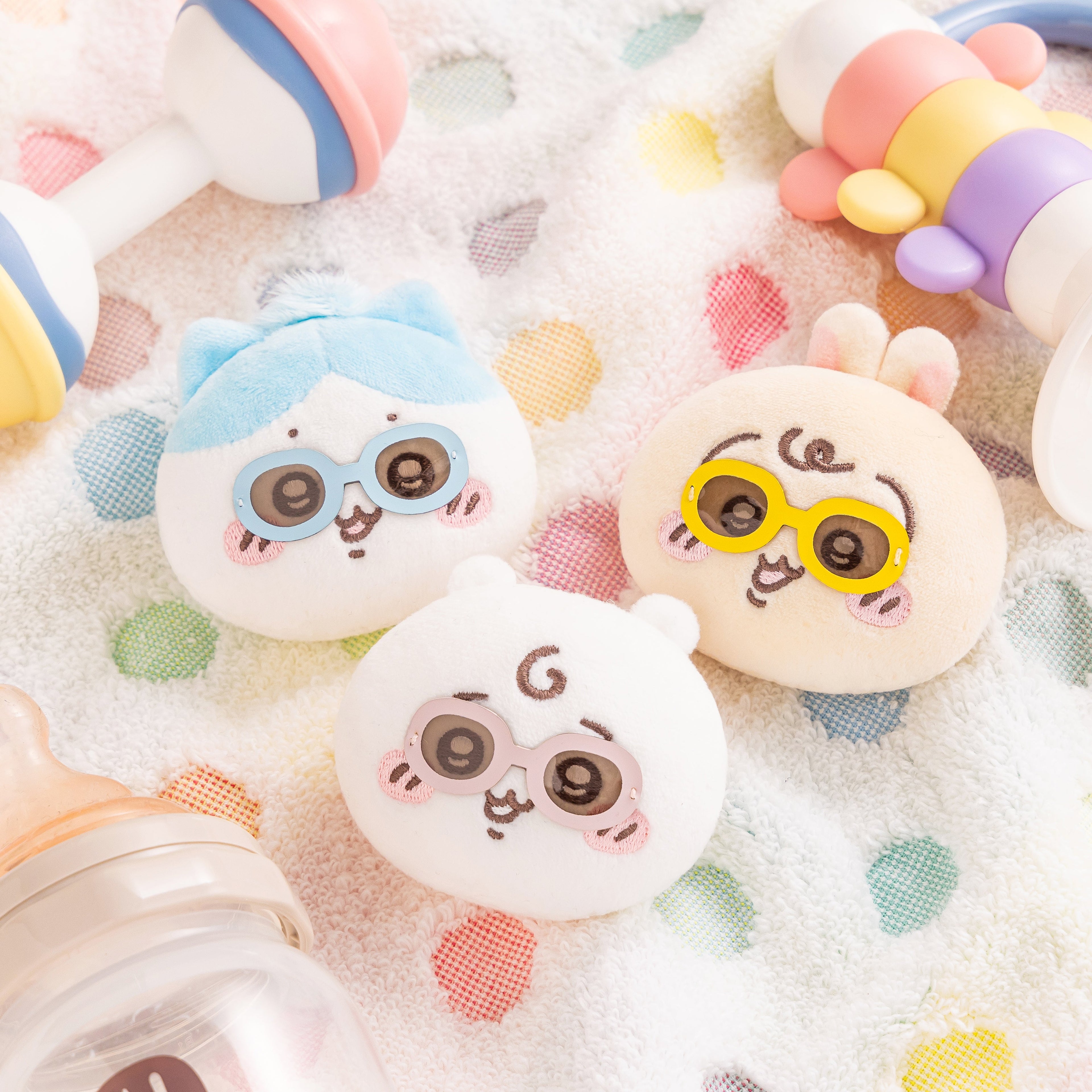 Chiikawa Baby Plush Face Badge (Set for 3)