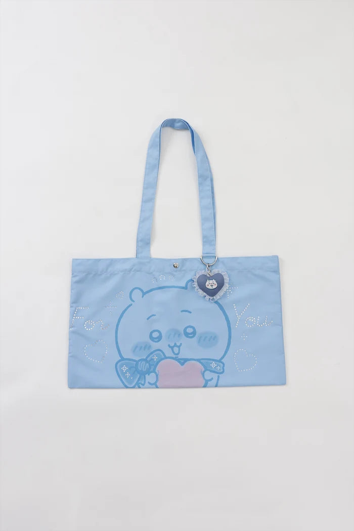 Chiikawa Charm Tote Bag For You (Trio) Sax Blue ONE