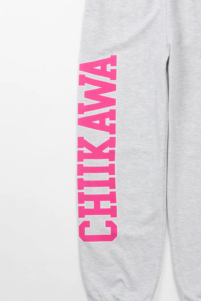 Chiikawa Sweatpants Peace Chiikawa Heather Gray