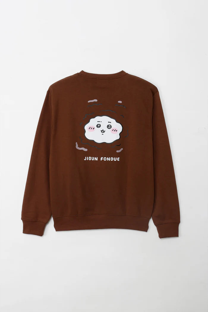 Chiikawa Sweatshirt, My Own Fondue, Brown