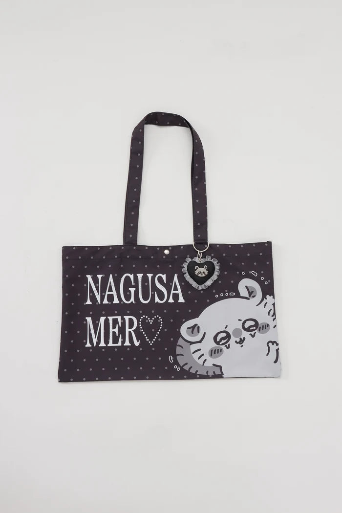 Chiikawa Charm Tote Bag NAGUSAMERO (Momonga) Sumikuro ONE