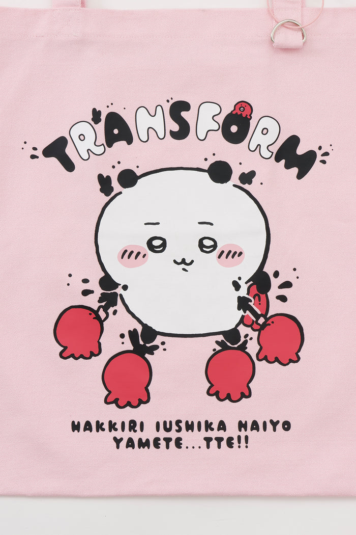 Chiikawa Acrylic Keychain Tote Bag TRANSFORM Pink