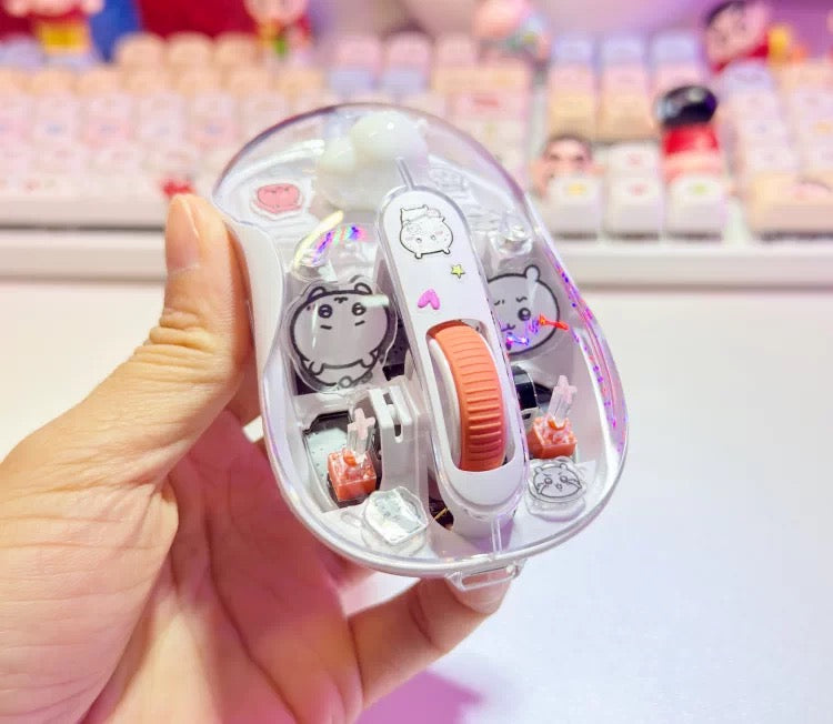 Chiikawa Clear Magnetic Wireless Charging Mouse