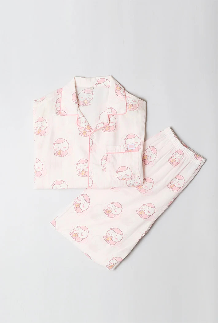 Pijama de manga larga SPAO x Chiikawa para dormir