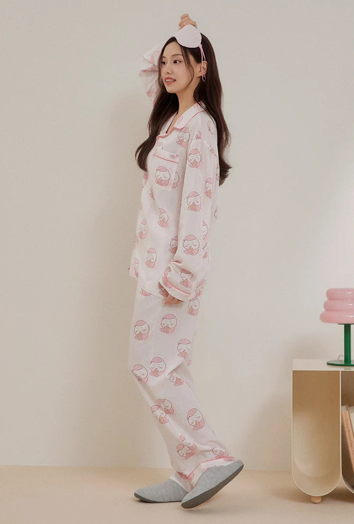 SPAO x Chiikawa Long Sleeve Sleeping Pajamas