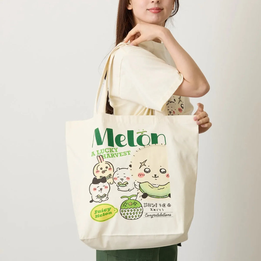 Sac fourre-tout Chiikawa Melon Crème UN