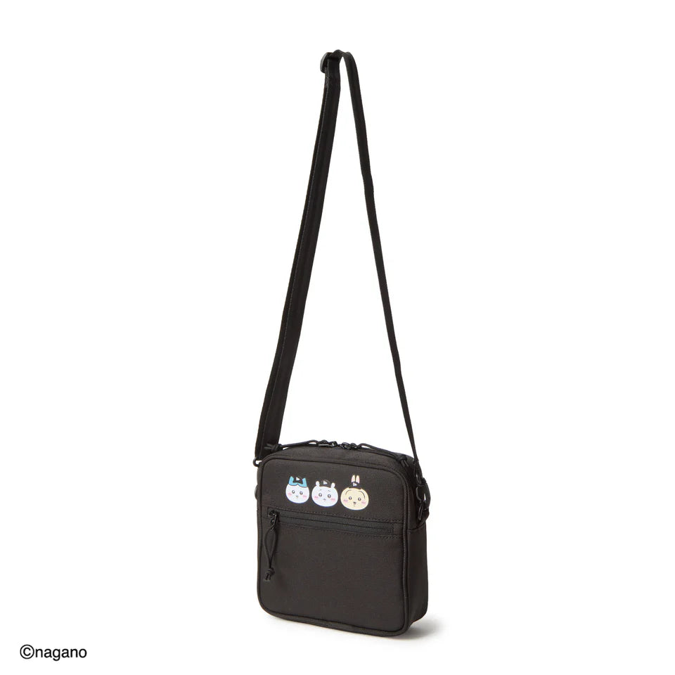 Square Shoulder Pouch 1.5L Chiikawa / Chiikawa, Hachiware, Usagi, Black