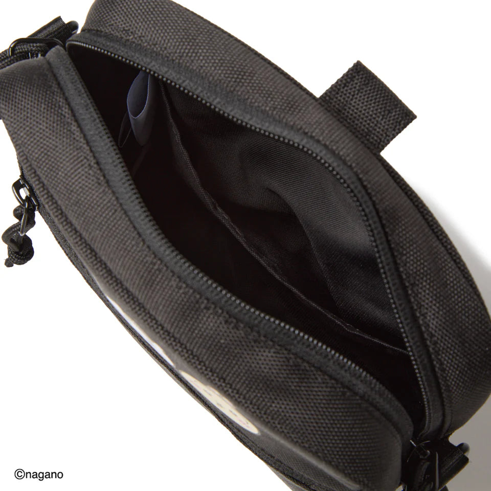 Square Shoulder Pouch 1.5L Chiikawa / Chiikawa, Hachiware, Usagi, Black