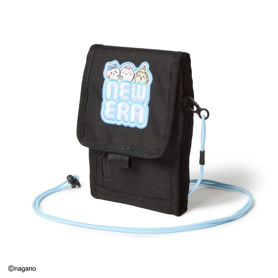 Square Neck Pouch 0.3L Chiikawa / Chiikawa, Hachiware, Usagi, Black