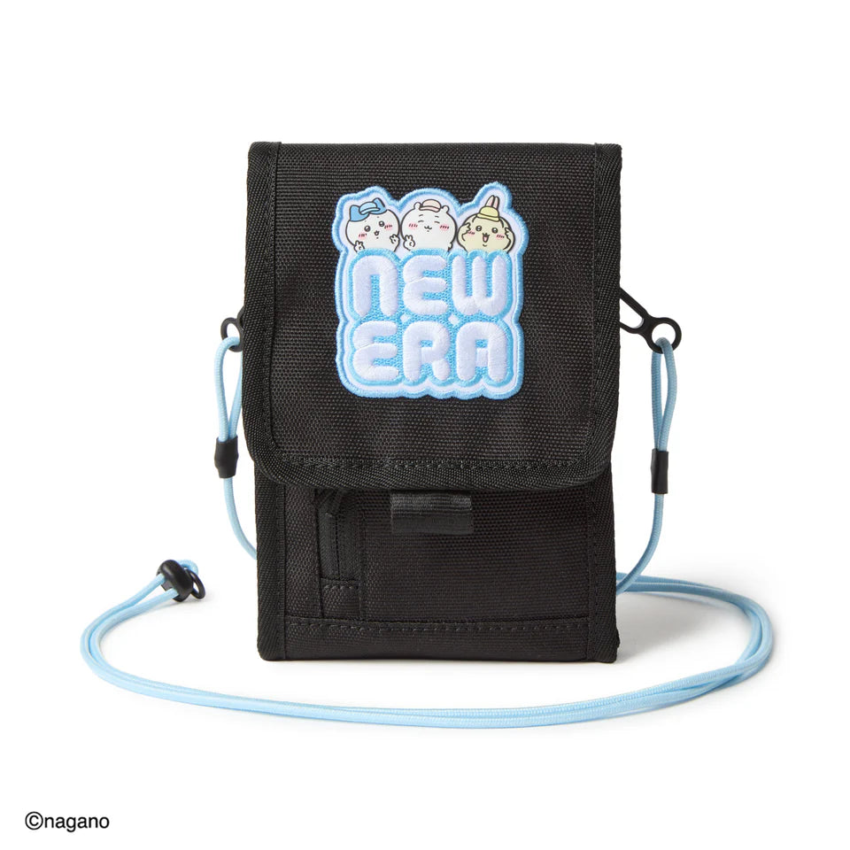 Square Neck Pouch 0.3L Chiikawa / Chiikawa, Hachiware, Usagi, Black