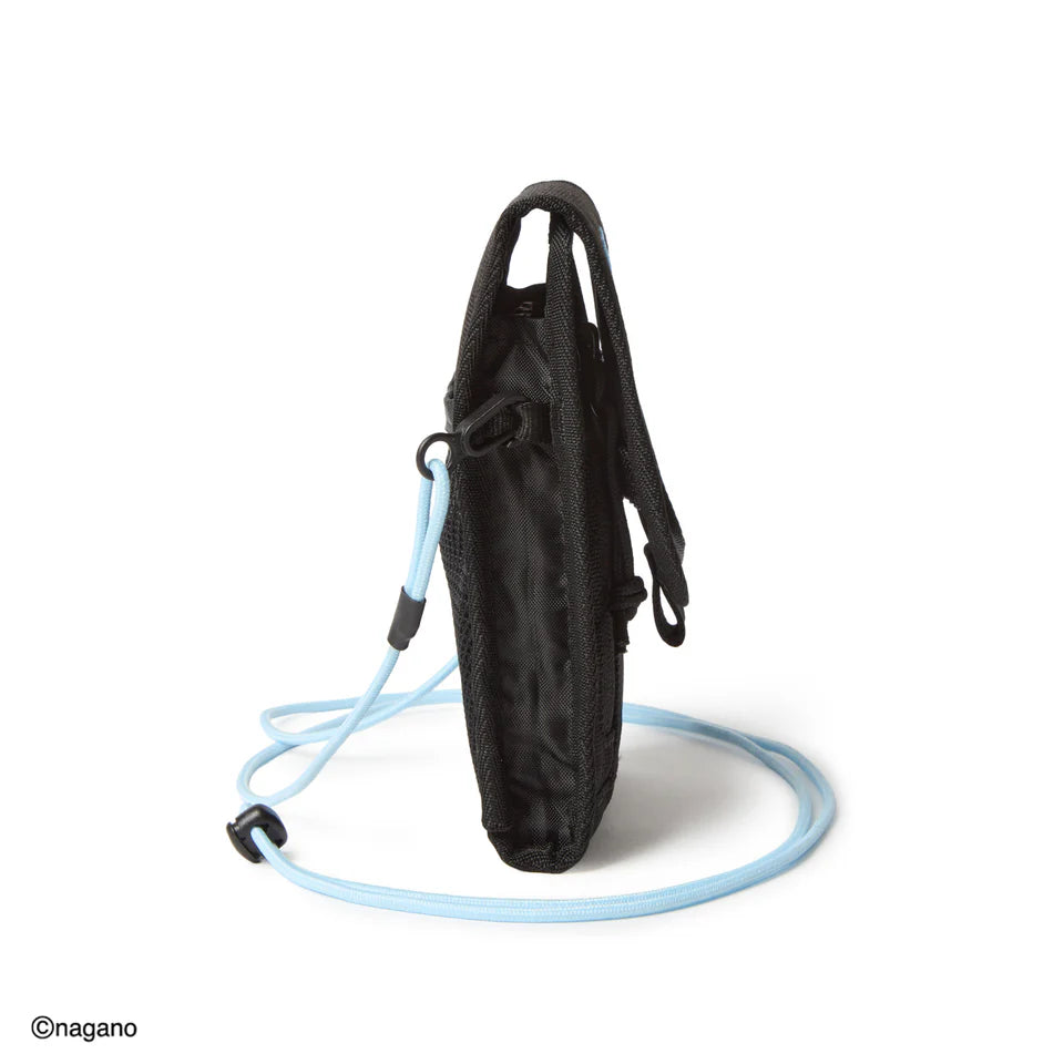 Square Neck Pouch 0.3L Chiikawa / Chiikawa, Hachiware, Usagi, Black