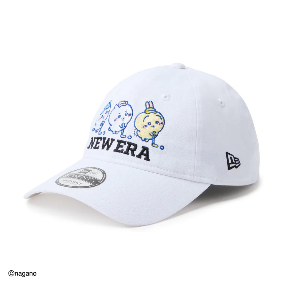 9TWENTY Long Visor Chiikawa / Chiikawa, Hachiware, Usagi, Black | Golf