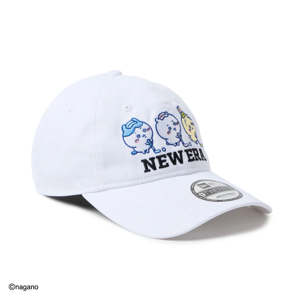 9TWENTY Long Visor Chiikawa / Chiikawa, Hachiware, Usagi, Black | Golf