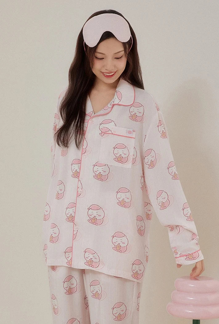 SPAO x Chiikawa Long Sleeve Sleeping Pajamas