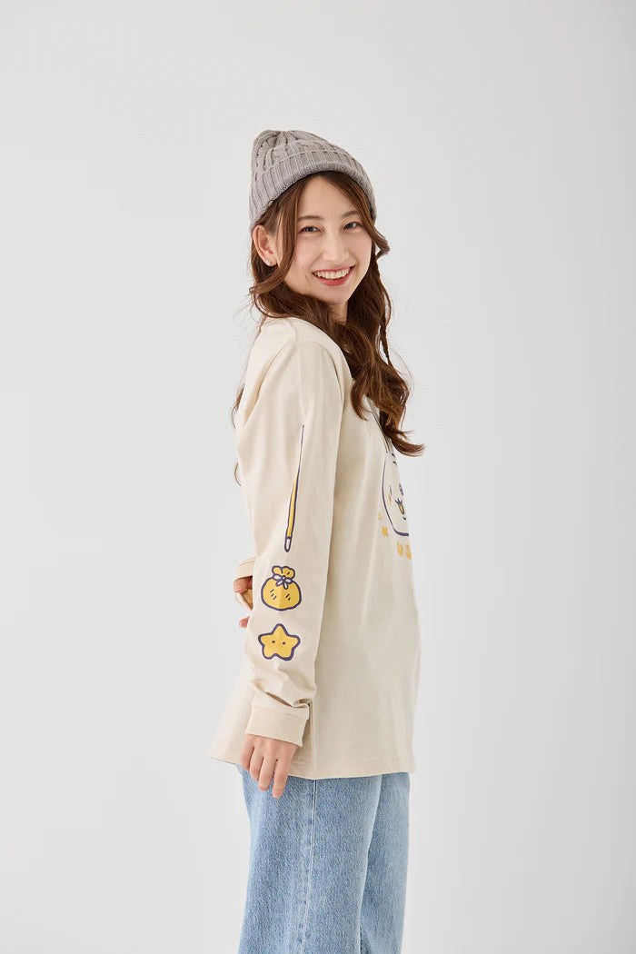 Chiikawa L/ST Shirt, Usagi, Sand Beige