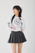 Chiikawa L/ST Shirt Chiikawa White