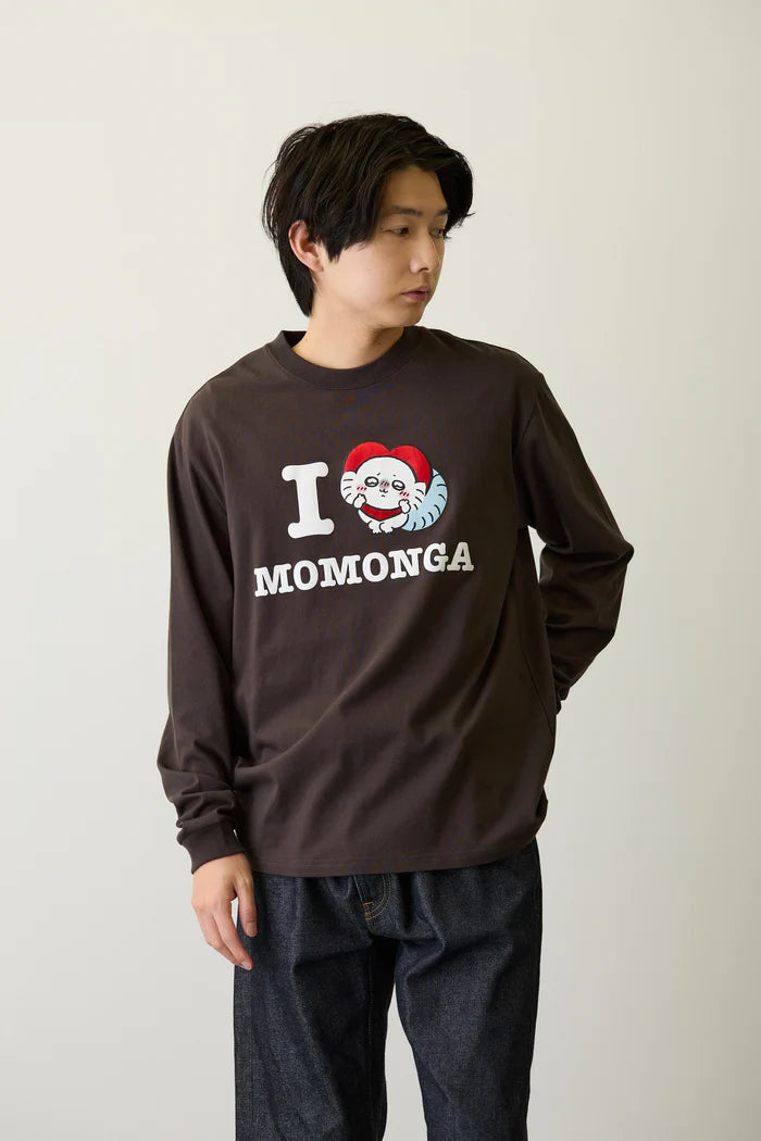 [New] "I LOVE MOMONGA" Long Sleeve T-Shirt - Black