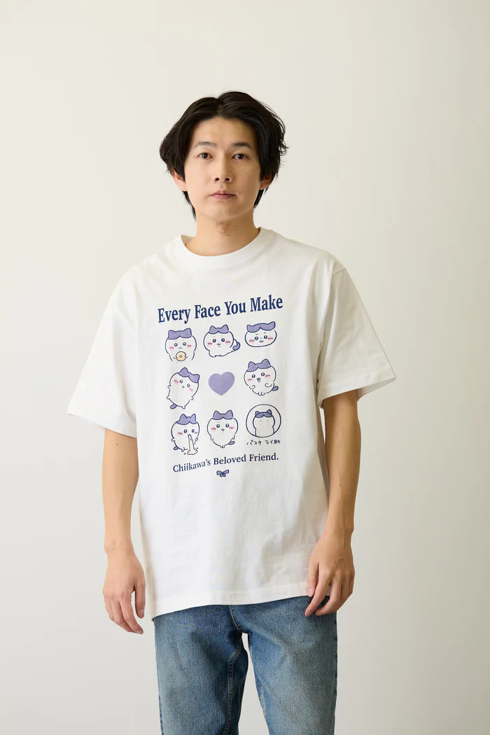 Chiikawa T-shirt Hachiware Series White