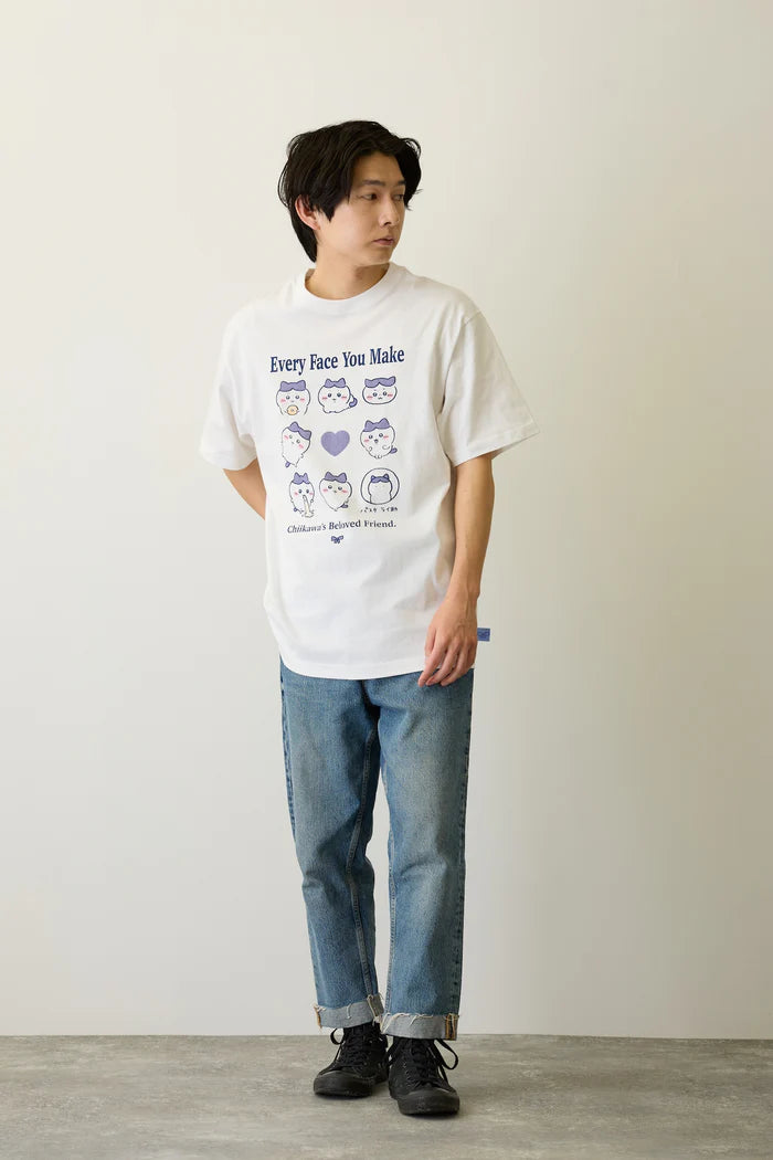 Chiikawa T-shirt Hachiware Series White
