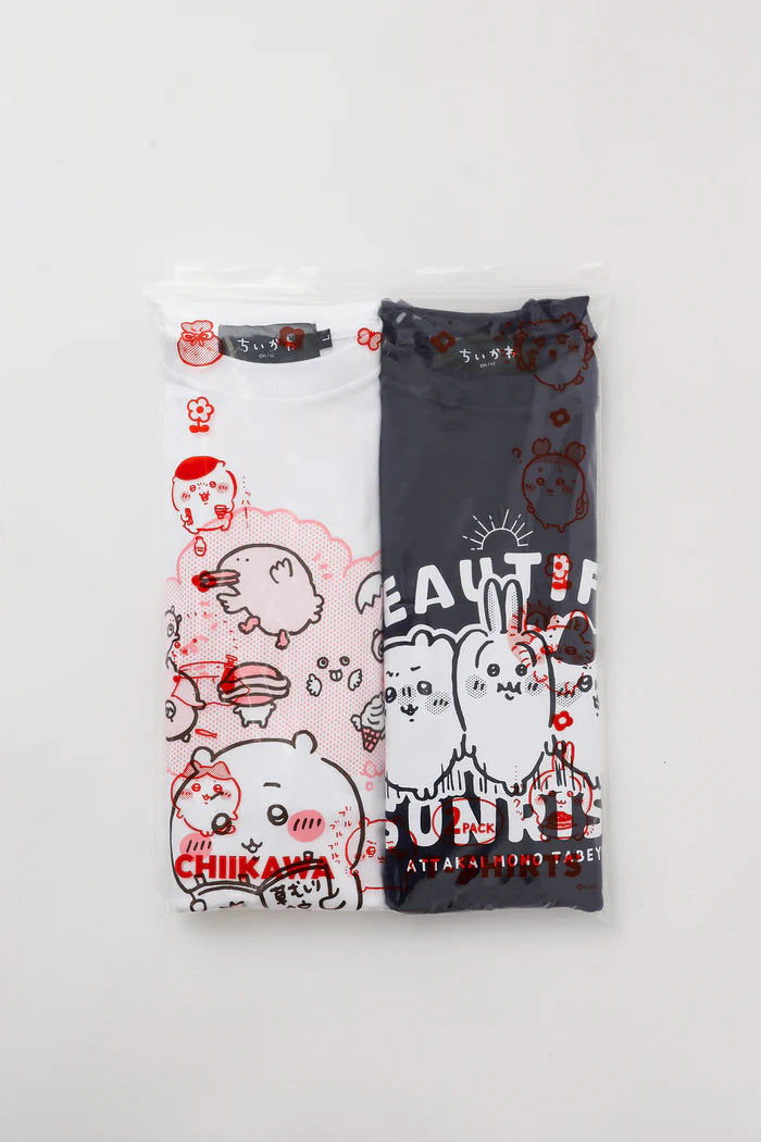 Chiikawa Pack T-shirt Pack (2 in a Pack)