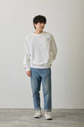 Chiikawa Sweatshirt, Kataguruma Jump, White