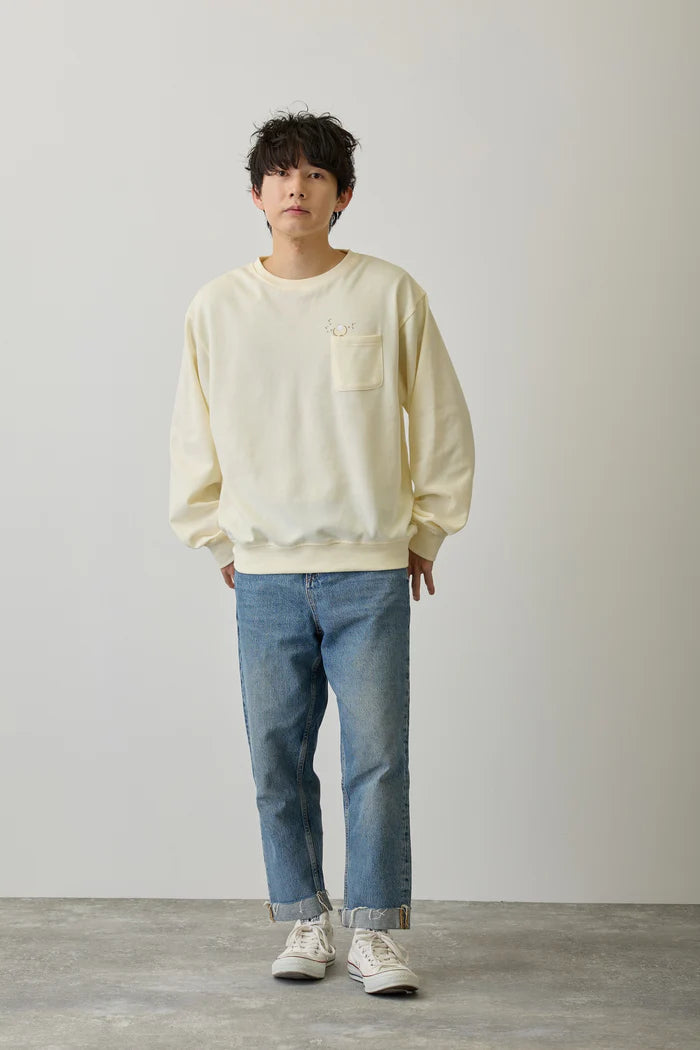 Chiikawa Sweatshirt Pick Up Amulet Cream