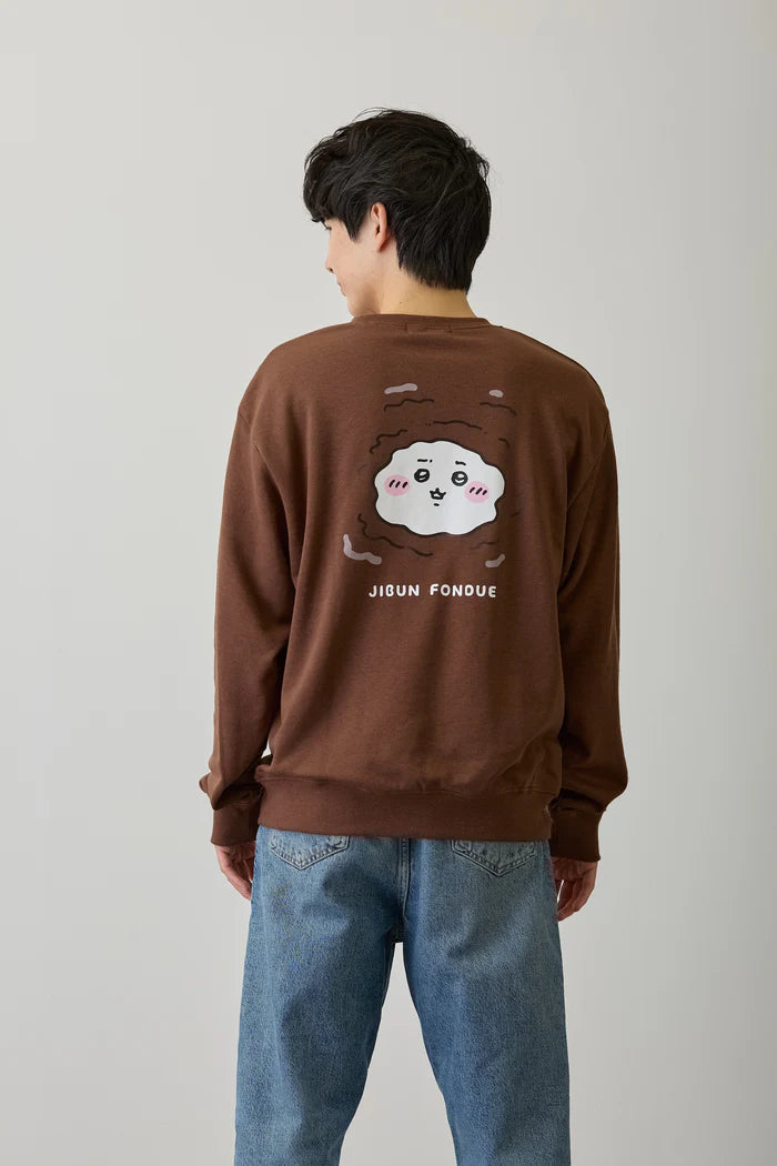 Chiikawa Sweatshirt, My Own Fondue, Brown