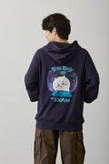 Chiikawa Zip Hoodie "Exam" Navy