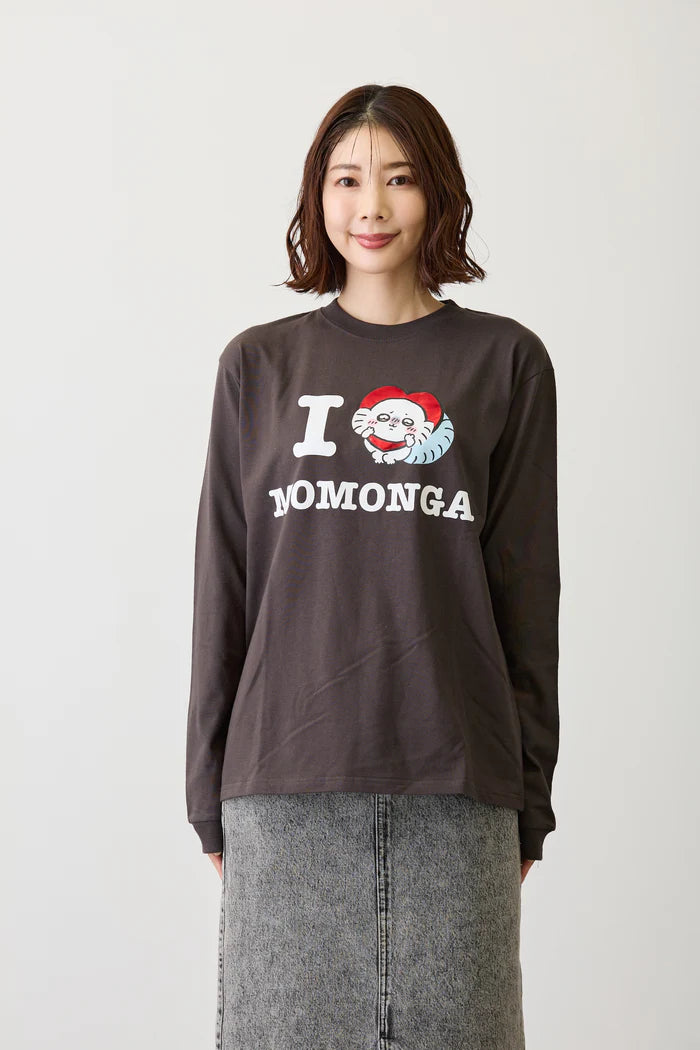 [New] "I LOVE MOMONGA" Long Sleeve T-Shirt - Black