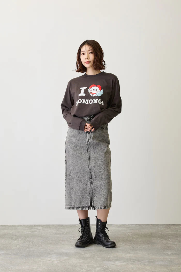 [New] "I LOVE MOMONGA" Long Sleeve T-Shirt - Black