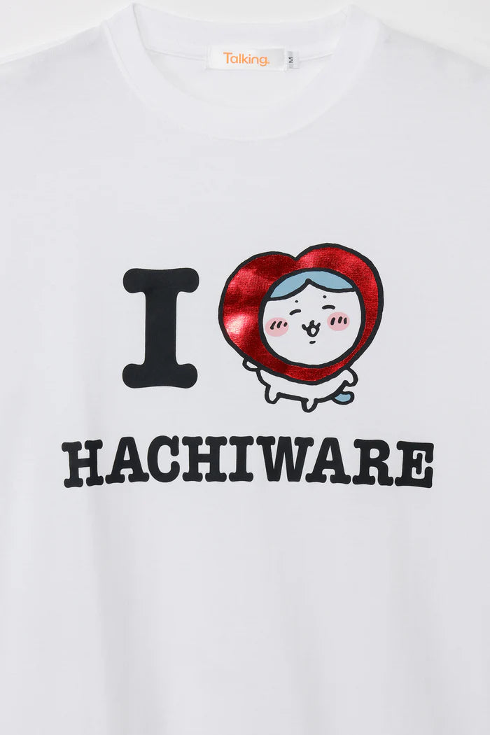 [New] "I LOVE HACHIWARE" Long Sleeve T-Shirt - White