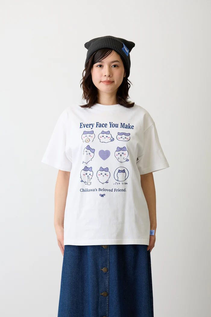 Chiikawa T-shirt Hachiware Series White
