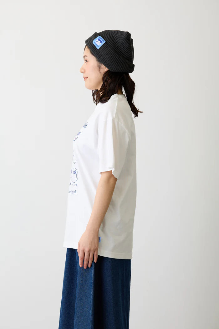 Chiikawa T-shirt Hachiware Series White