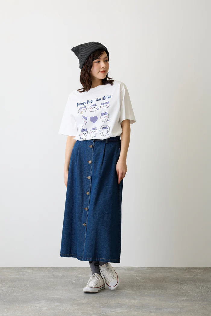 Chiikawa T-shirt Hachiware Series White