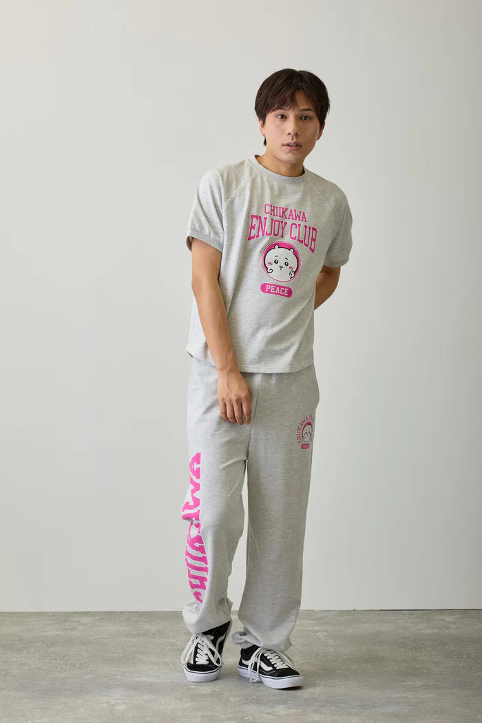 Chiikawa Sweatpants Peace Chiikawa Heather Gray