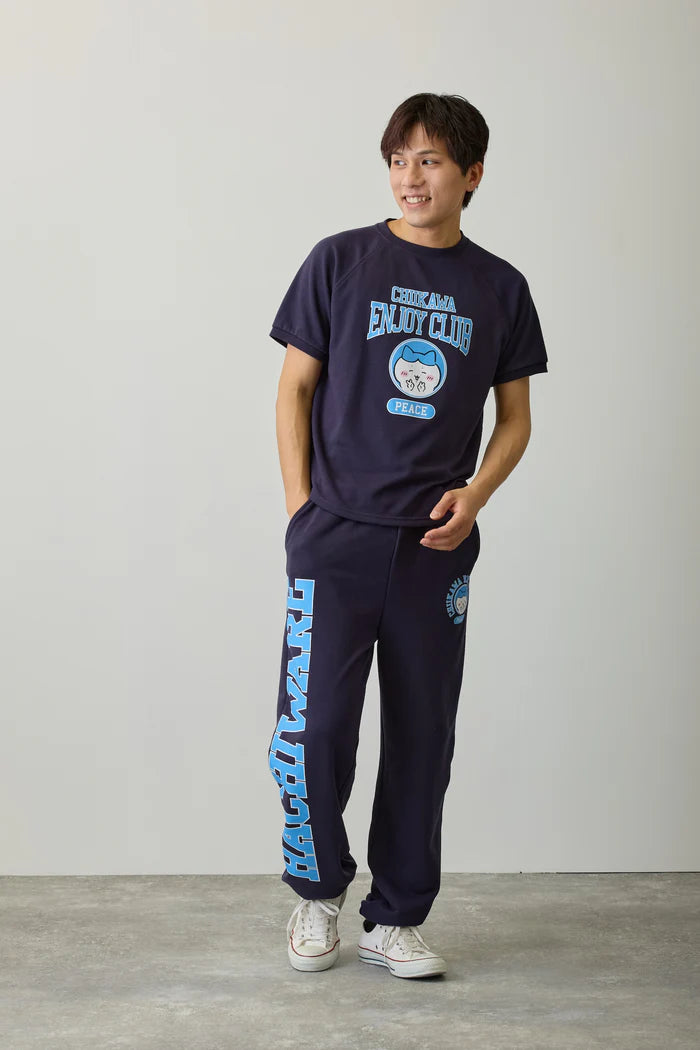 Chiikawa Sweatpants Peace Hachiware Navy