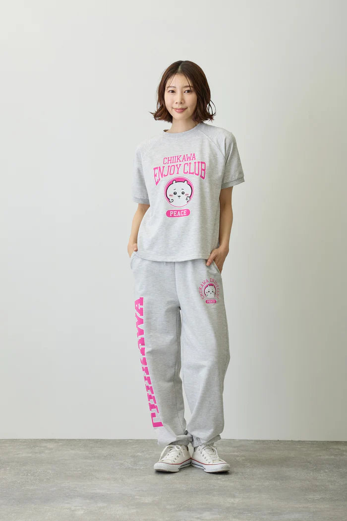 Chiikawa Sweatpants Peace Chiikawa Heather Gray