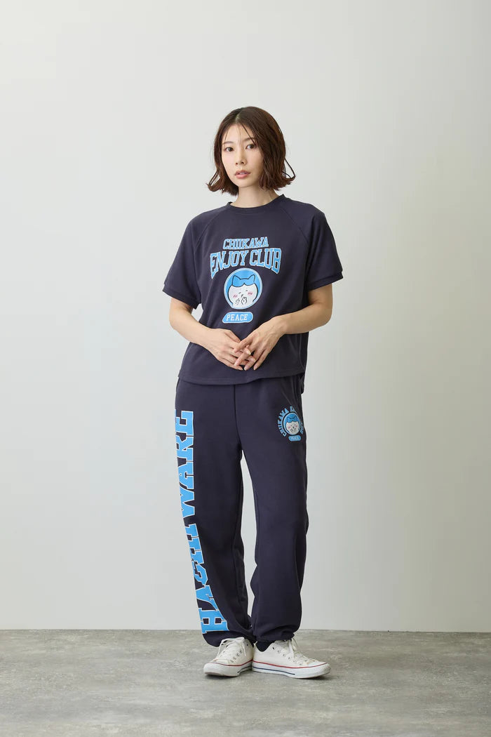 Chiikawa T-shirt Peace Hachiware Navy