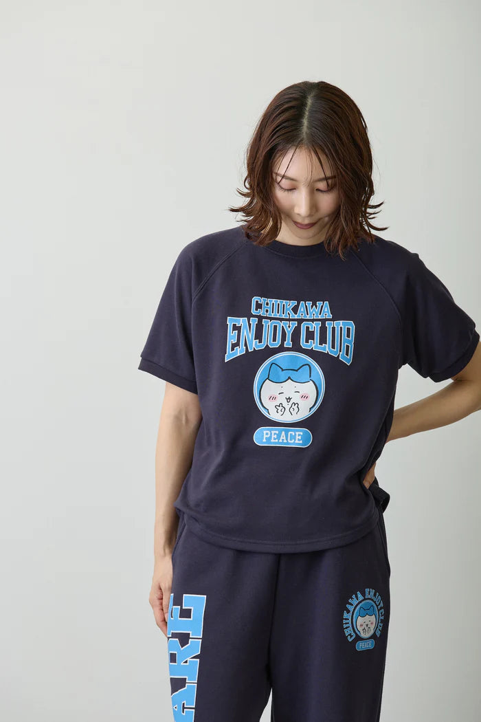 Chiikawa T-shirt Peace Hachiware Navy