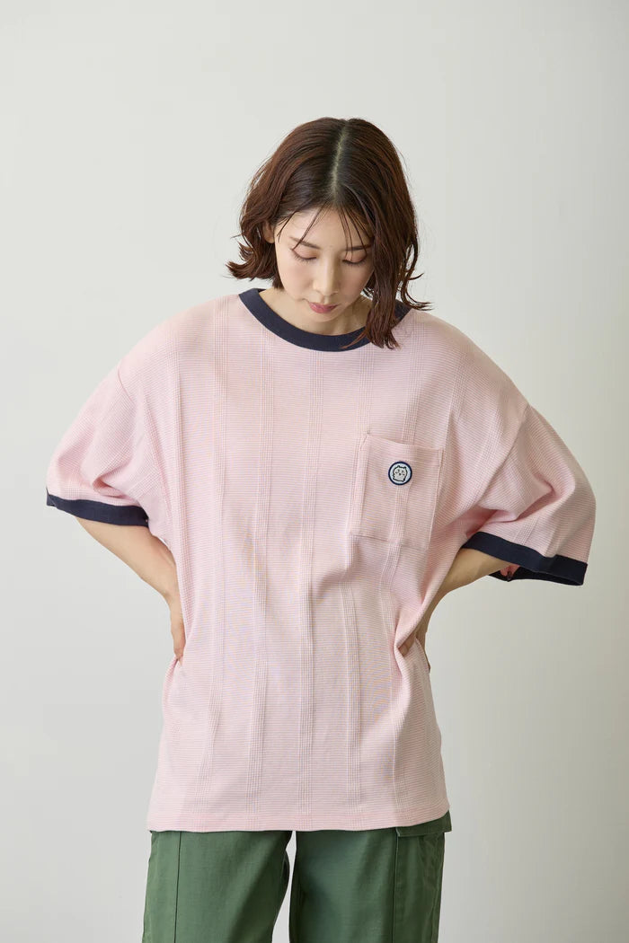 Chiikawa Big Silhouette Pocket T-Shirt Robert P. Miller x Talking Chiikawa FLAMINGO