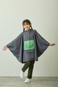 Chiikawa Packable Rain Poncho Beige Kids